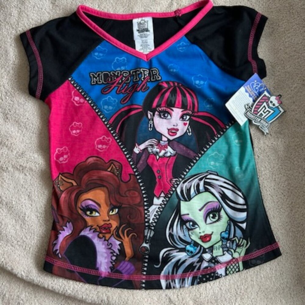 Monster High - Kids Pajama top, Size S (6/6X)